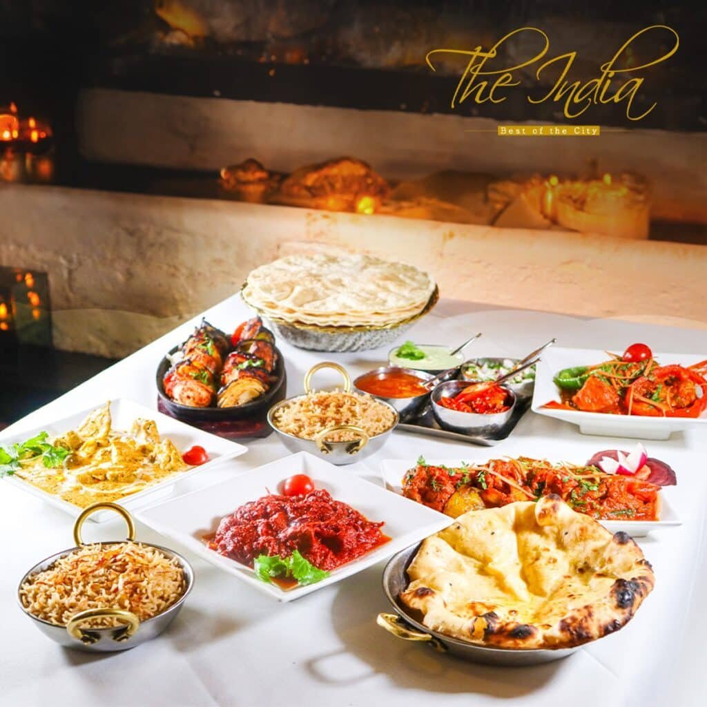 Indian business lunch thali set at The India 4 Fleet Street