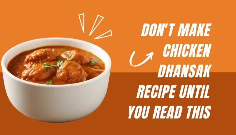 Chicken Dhansak Recipe
