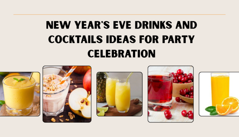 New Year's Eve Drinks and Cocktails Ideas